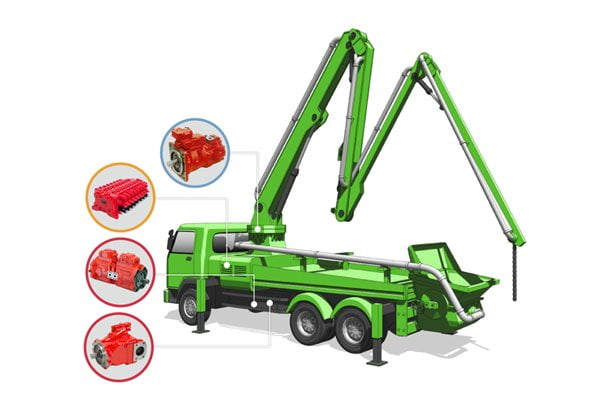 concrete pumps labelled diagram